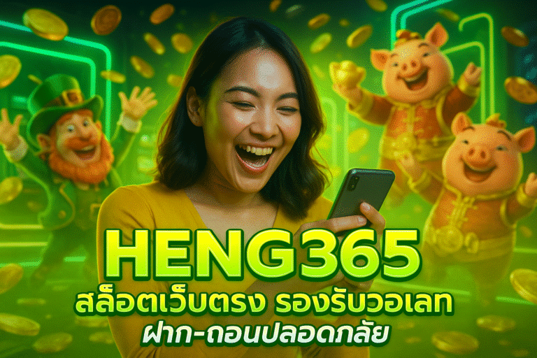 HENG365 สล็อตเว็บตรง รองรับวอเลท ฝาก-ถอนปลอดภัย