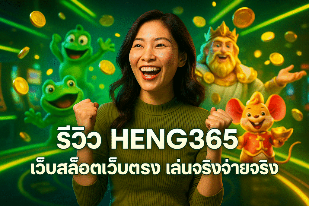 รีวิว HENG365 เว็บสล็อตเว็บตรง เล่นจริงจ่ายจริง