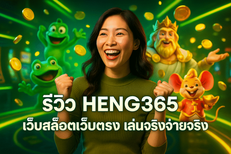 รีวิว HENG365 เว็บสล็อตเว็บตรง เล่นจริงจ่ายจริง