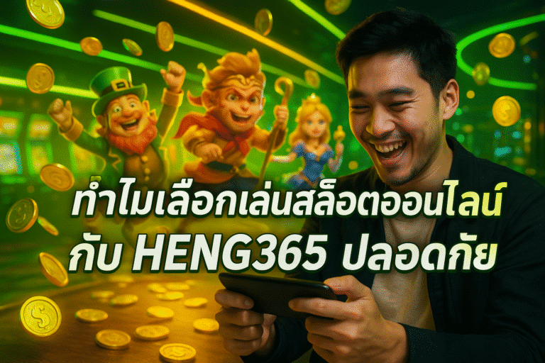 ทำไมเลือกเล่นสล็อตออนไลน์ กับ HENG365 ปลอดภัย