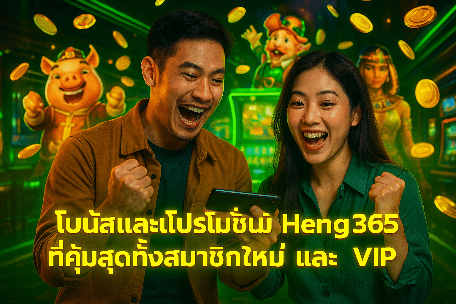 โบนัสและโปรโมชั่น Heng365 ที่คุ้มสุดทั้งสมาชิกใหม่ และ VIP