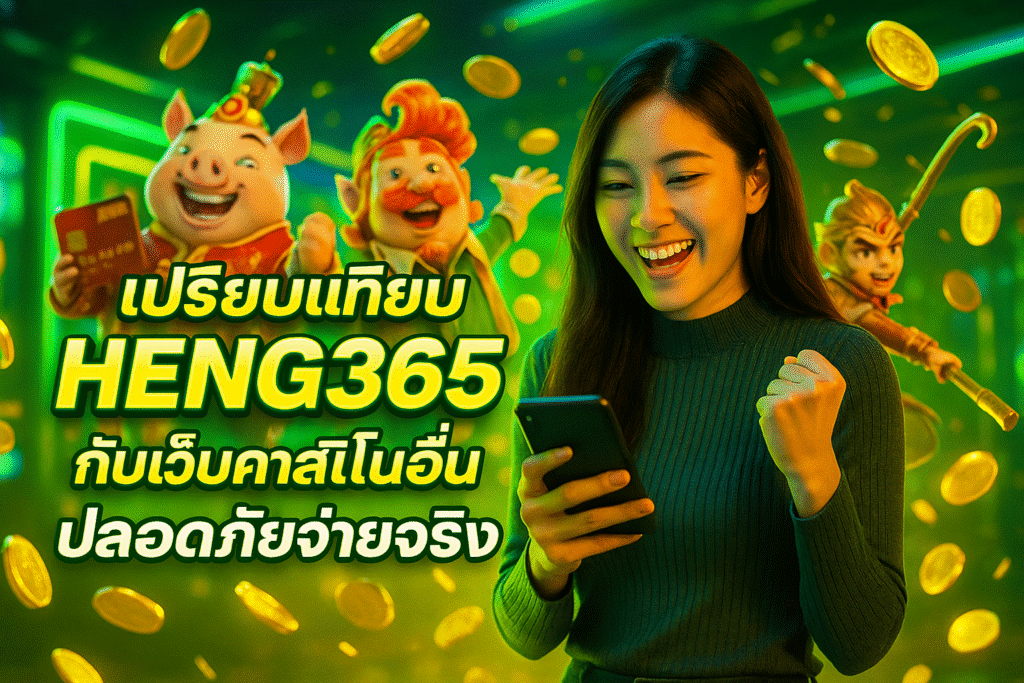 เปรียบเทียบ HENG365 กับเว็บคาสิโนอื่น ปลอดภัยจ่ายจริง