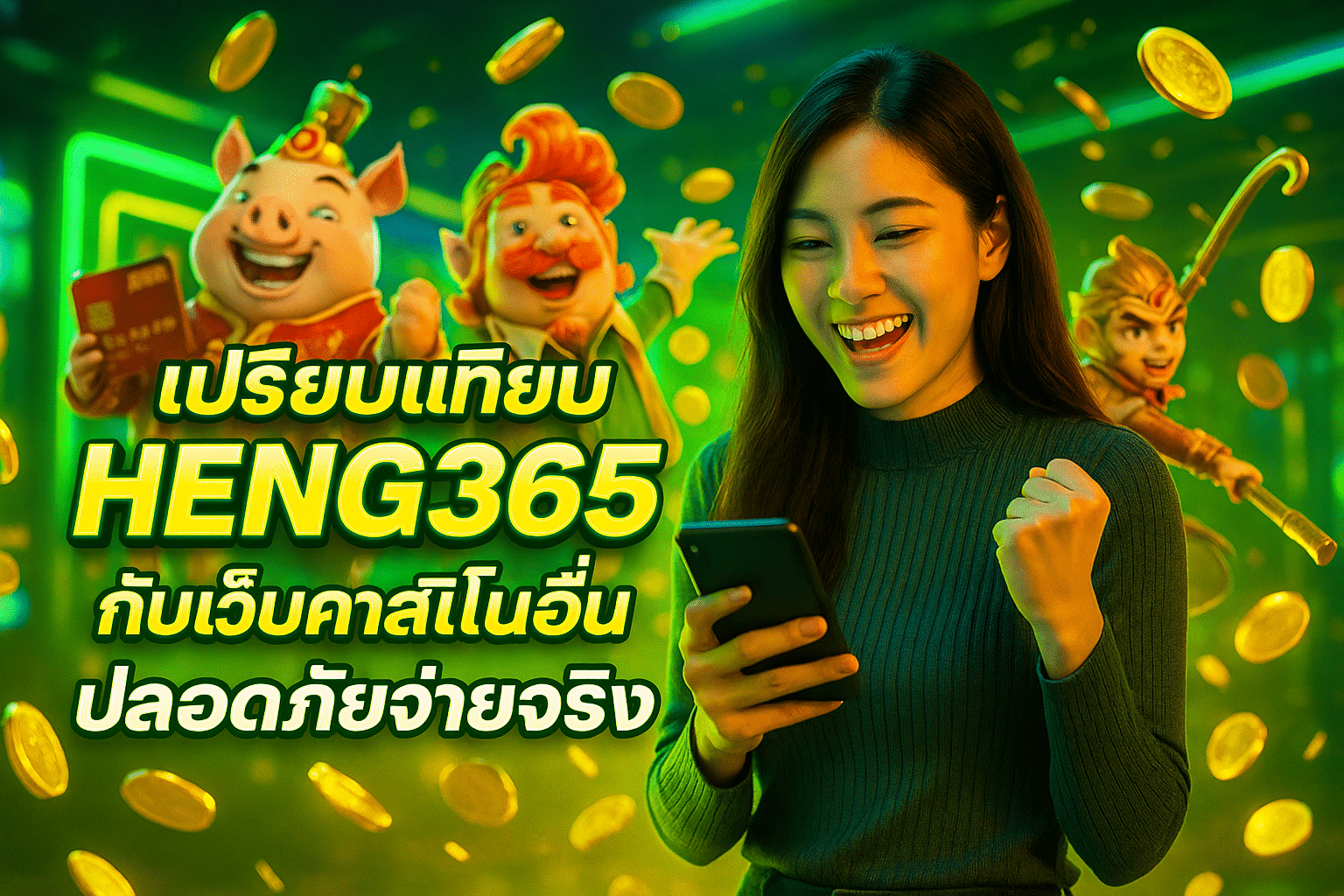 เปรียบเทียบ HENG365 กับเว็บคาสิโนอื่น ปลอดภัยจ่ายจริง