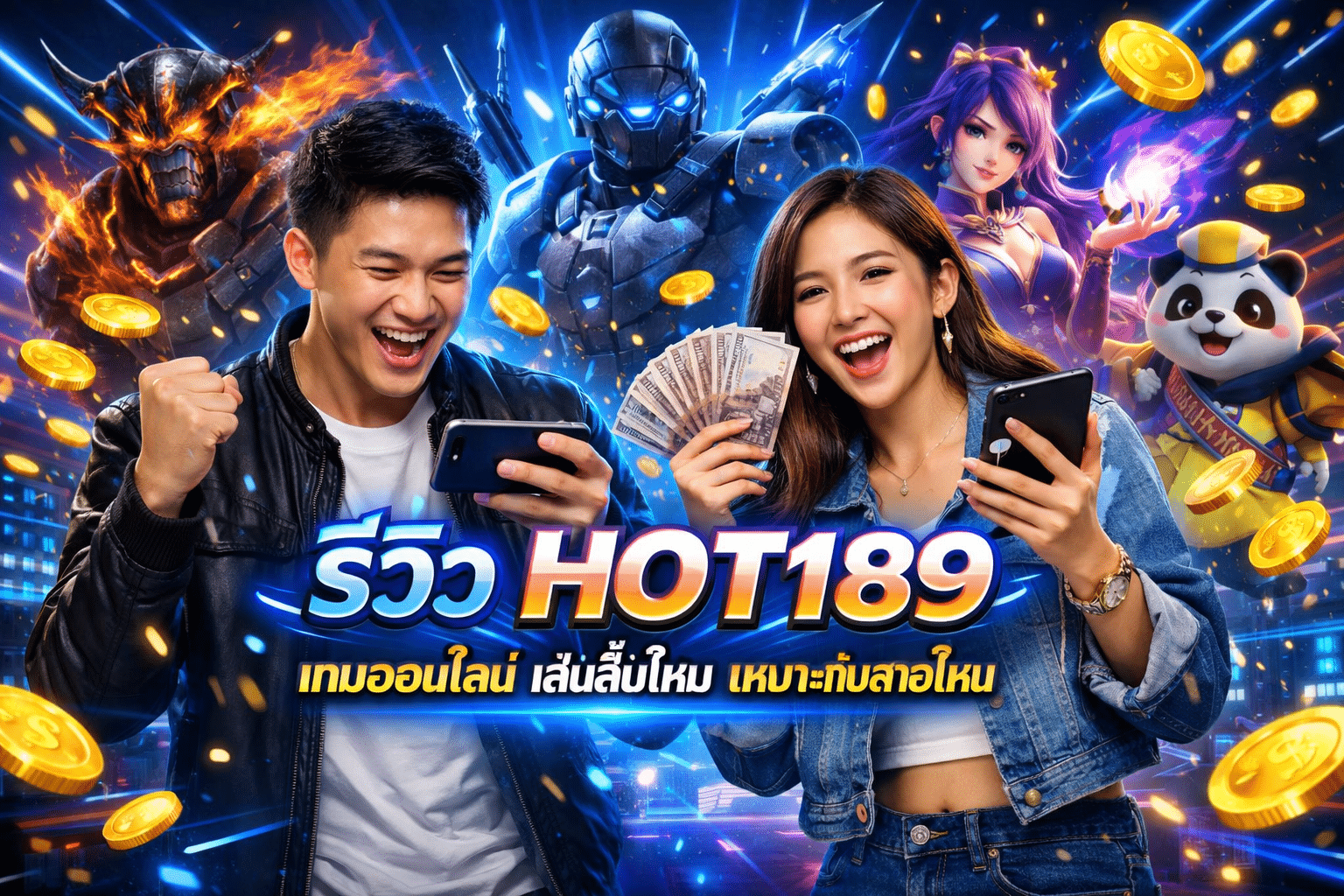 รีวิว HOT189 เกมออนไลน์ เล่นลื่นไหม เหมาะกับสายไหน