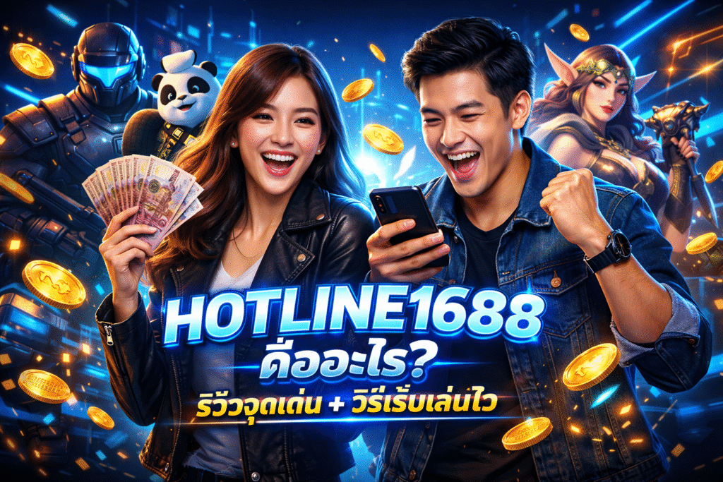 HOTLINE1688 คืออะไร? รีวิวจุดเด่น + วิธีเริ่มเล่นไว