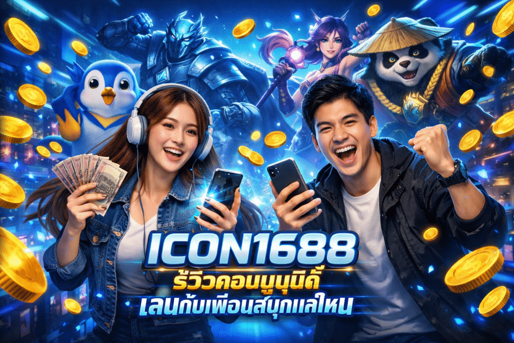 ICON1688 รีวิวคอมมูนิตี้ เล่นกับเพื่อนสนุกแค่ไหน